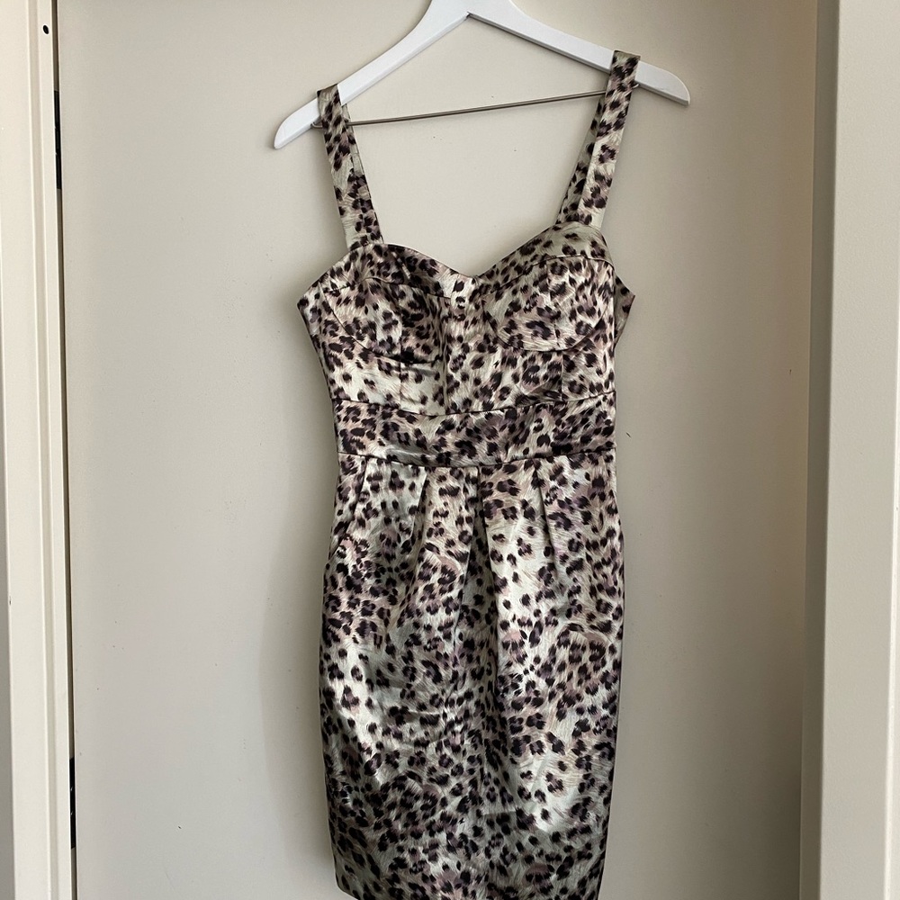 Charlotte Russe Animal Print Mini Dress